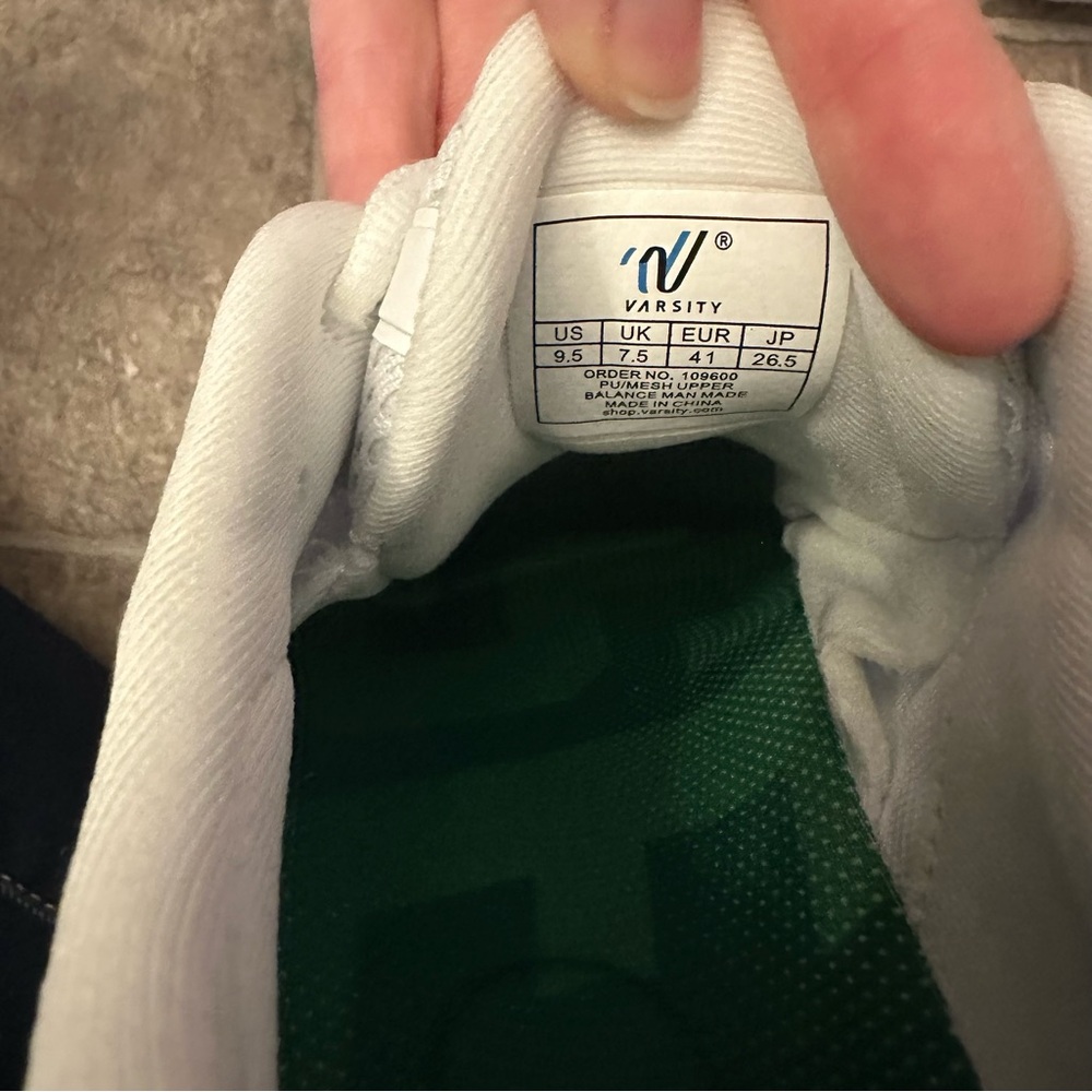 Varsity Rise 2 White Cheer Shoes Lightweight, RallyFlex Breathable Mesh, Gym - Picture 7 of 9